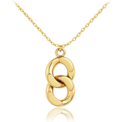 MINET Luksusowy złoty naszyjnik Au 585/1000 2,60g