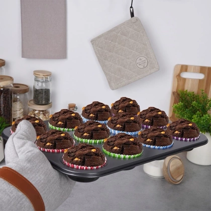 Forma do pieczenia muffinek na muffinki foremki papilotki 12 szt