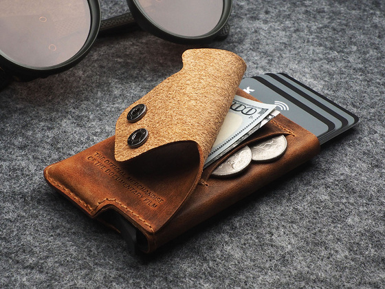 "THE COWBOY CAPITAL" Portfel RFID - SADDLE LEATHER 1950