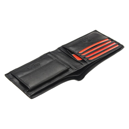 Portfel męski skórzany PIERRE CARDIN TILAK30 8805 Czarny / Niebieski