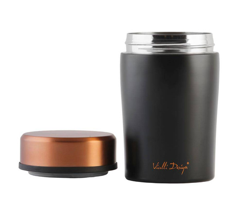 Termos obiadowy 500ml FUORI czarny Rose Gold 28067