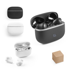 CAUBY. Bezprzewodowe słuchawki z ANC i 7 godzinami pracy baterii na ABS pochodzącego z recyklingu