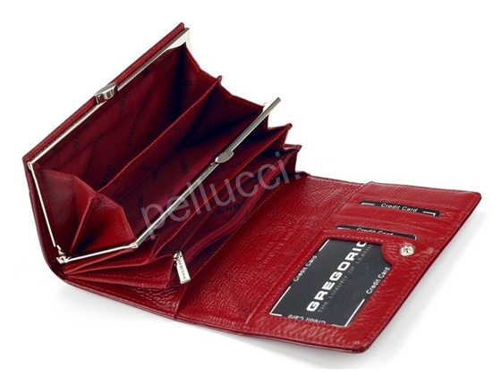 Portfel damski skórzany PELLUCCI PT-101 Popiel