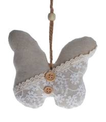 Zawieszka motyl z guziczkami