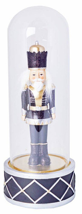 Figurka w szkle dziadek do orzechów czarny