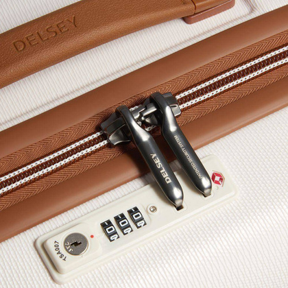 Delsey Chatelet Air 2.0 Duża twarda biała walizka na kółkach 73 cm