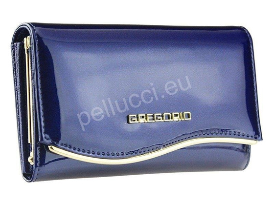 Portfel damski skórzany PELLUCCI ZLF-101 Ciemny Brąz