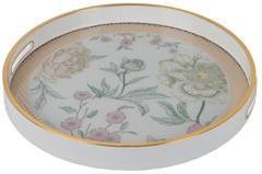 Taca okrągła w kwiaty