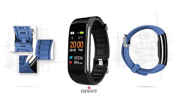 Smartband Giewont GW200-6 + Dodatkowy pasek granatowy