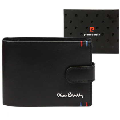 PORTFEL SKÓRZANY Pierre Cardin YS606 8806A czarny