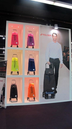 Wózek na zakupy ROLSER LOGIC RG Gloria Różowy