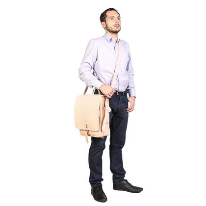 VERTICAL plecak / torba KEMER VOOC Vintage P15 koniak