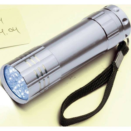 Latarka 9 LED MONTARGIS Srebrna