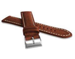 LAVVU Naturalnie barwiony brązowy pasek NATURE ze skóry Top Grain - 20