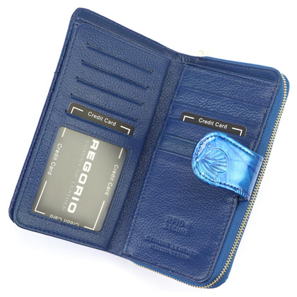 Portfel damski skórzany PELLUCCI BTS-116 Zielony