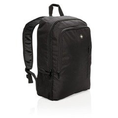 Biznesowy plecak na laptopa 17'' Swiss Peak Czarny