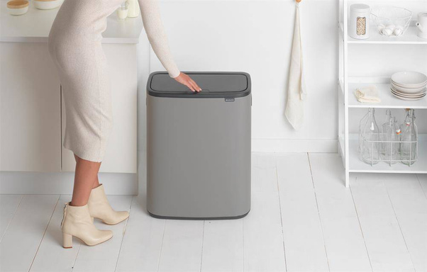 Kosz na śmieci Touch Bin BO 60l mineralny szary 223129