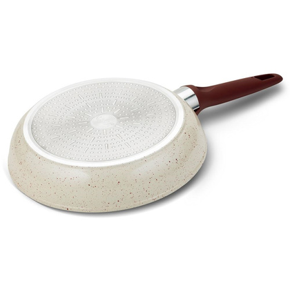 Patelnia ceramiczna granitowa do smażenia duszenia gaz indukcja TERRESTRIAL 24 cm