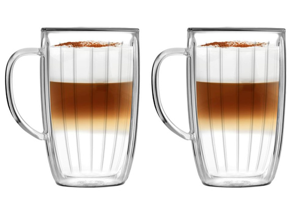 Komplet 2 szklanek wysokich z uchem Tulip 350 ml  8975