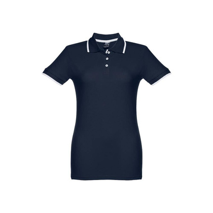 THC ROME WOMEN. Damski slim fit polo t-shirt