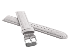 LAVVU Biały wyściełany pasek BISON z luksusowej skóry Top Grain - 16