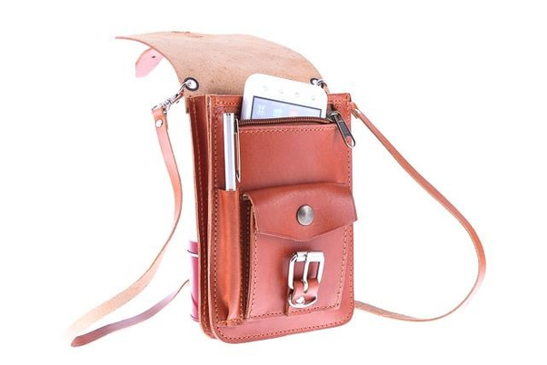 Paszportówka skóra 2w1 KEMER VOOC Vintage P19 brąz