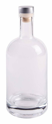 Szklana butelka PEARLY, pojemność ok. 750 ml.