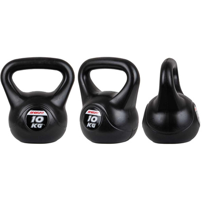 HANTLA KOMPOZYTOWA KETTLEBELL 10 KG ODWAŻNIK ENERO FIT