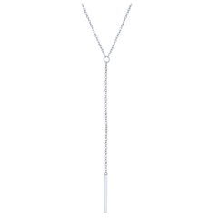 MINET Elegancki srebrny naszyjnik sztyft
