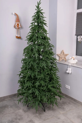 Choinka Sztuczn PE04 220cm GĘSTA JODŁA 100% PE