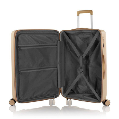 Heys Pastel średnia beżowa walizka na kółkach 66 cm