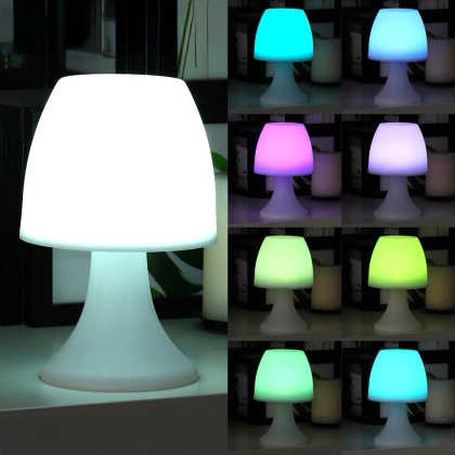 Lampka stołowa nocna LED na biurko komodę szafkę do pokoju dziecięcego multikolor