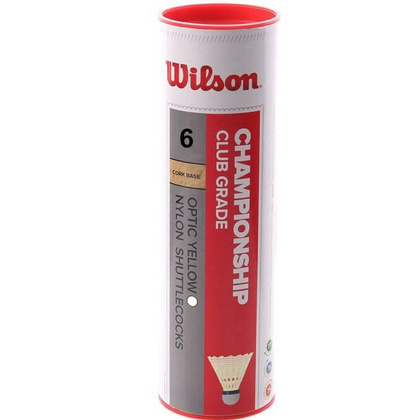 LOTKA BADMINTON NYLON WILSON CHAMPIONSHIP TUBA 6SZT BIAŁA 79
