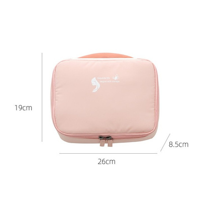 KOSMETYCZKA DAMSKA Rozkładana organizer czarny KS30CZ