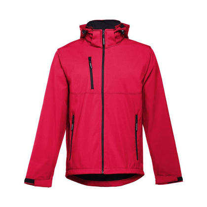 THC ZAGREB. Męska kurtka softshell z poliestru i elastanu