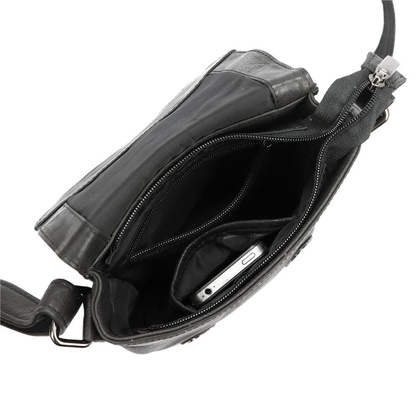 Saszetki męskie brązowy Money Kepper HN1550 KEMER