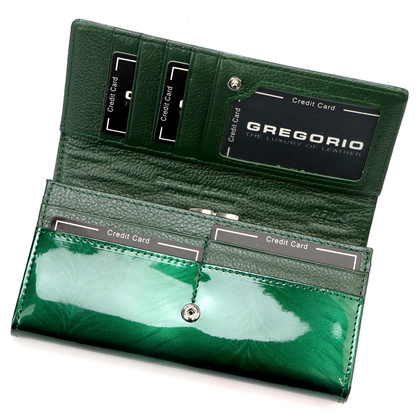 Portfel damski skórzany PELLUCCI FF-100 Brązowy