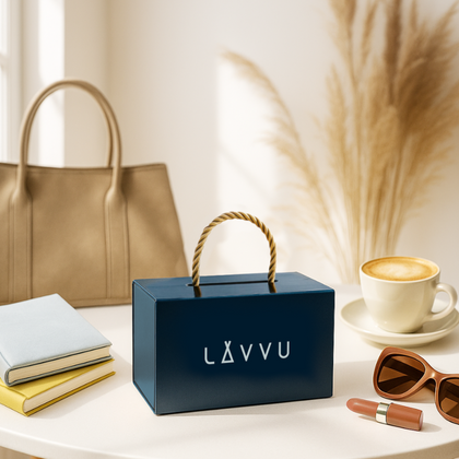 LAVVU Stalowy zegarek damski ​GLIMT White