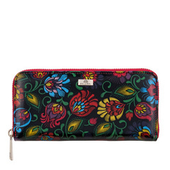 Duży Skórzany Portfel Damski BajuBaj – Kolorowa Elegancja i Praktyczny Styl w Jednym PD090s169