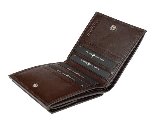 Portfel męski skórzany BH-254 New York Brązowy