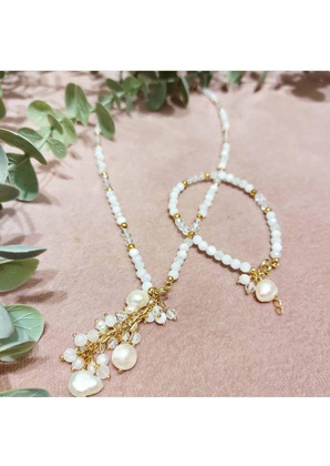 Bransoletka Ślubna Kamień księżycowy 925