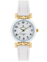 ZEGAREK DZIECIĘCY PERFECT LP004-03 KOMUNIJNY - biały + BOX