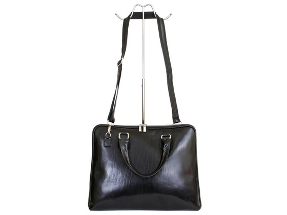 Teczka damska skórzana KEMER 777G ciemny popiel