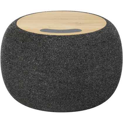 Ecofiber głośnik Bluetooth® z bambusa/RPET i bezprzewodowa ładowarka indukcyjna