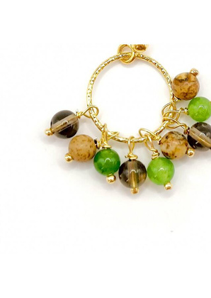 Kolczyki Koła małe KWARC 925