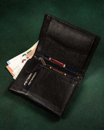 Duzy portfel meski z systemem RFID Protect