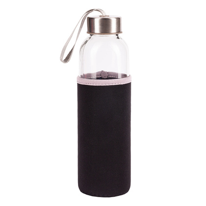Szklana butelka Vim 500 ml, czarny