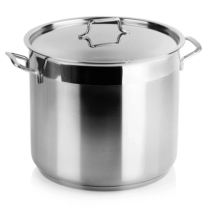 Garnek stalowy z pokrywką 18/10 PREMIUM 14 l ORION