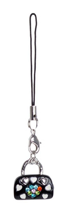 Breloczek kuferek czarny