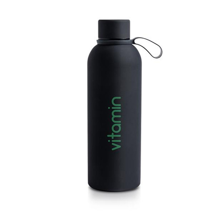 Butelka termosowa o pojemności 500 ml z gumowym wykończeniem / Thermal